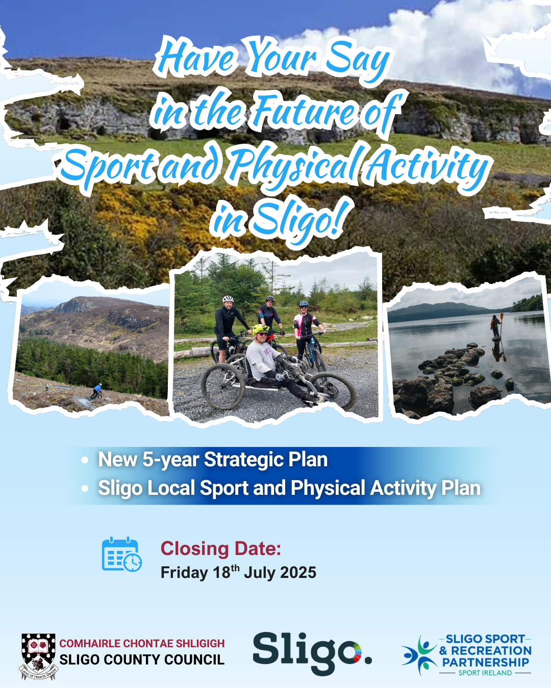 Have Your Say in the Future of Sport and Physical Activity in Sligo!